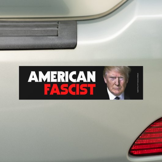 Amerikanischer Faschist Autoaufkleber (Auf Auto)