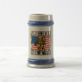Amerikanischer Feuerwehrmann Bierglas (Mittel)
