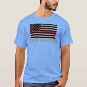 Amerikanischer Feuerwehrmann Feuerwehrmann US-Flag T-Shirt