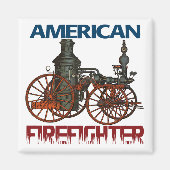 Amerikanischer Feuerwehrmann Magnet (Vorne)