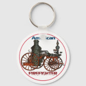 Amerikanischer Feuerwehrmann Schlüsselanhänger (Vorderseite)