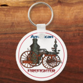 Amerikanischer Feuerwehrmann Schlüsselanhänger (Vorderseite)