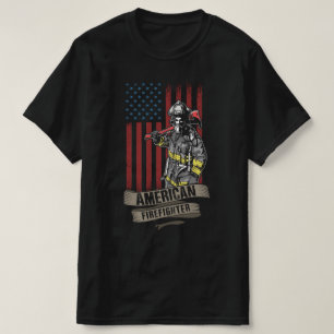 amerikanischer Feuerwehrmann T-Shirt