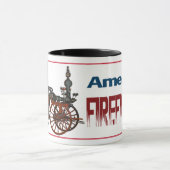 Amerikanischer Feuerwehrmann Tasse (Zentrum)