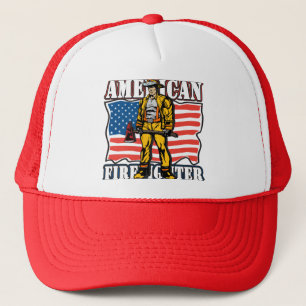 Amerikanischer Feuerwehrmann Truckerkappe