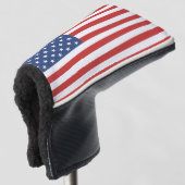AMERIKANISCHER FLAG PUTTER GOLF HEAD COVER HEADCOVER (3/4 Vorderseite)