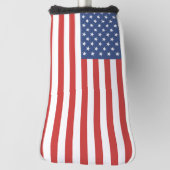 AMERIKANISCHER FLAG PUTTER GOLF HEAD COVER HEADCOVER (Rotieren 90)
