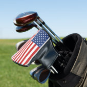 AMERIKANISCHER FLAG PUTTER GOLF HEAD COVER HEADCOVER (In Situ)