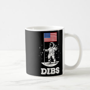 Amerikanischer Flagge Astronaut Raum 4. Juli Ameri Kaffeetasse
