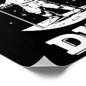 Amerikanischer Flagge Astronaut Raum 4. Juli Ameri Poster (Ecke)