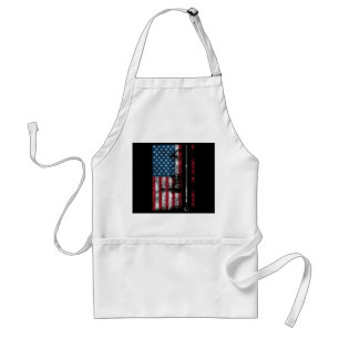 Amerikanischer Flagge Billardstock Süßes Tischspie Schürze