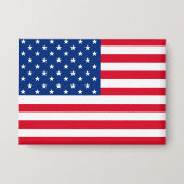 Amerikanischer-Flagge-Button  Button (Vorderseite)