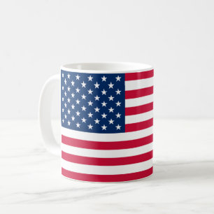 Amerikanischer Flagge Kaffeebecher USA Patriotisch Kaffeetasse
