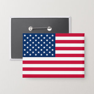 Amerikanischer Flagge Knopf Button