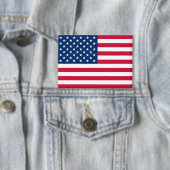 Amerikanischer Flagge Knopf Button (Insitu)