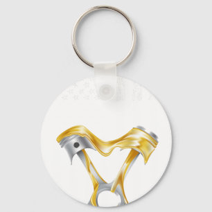 Amerikanischer Flagge Kolben Muskel Auto 8 Schlüsselanhänger