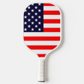Amerikanischer Flagge Pickleball Paddle (Rückseite)