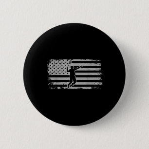 Amerikanischer Flagge Shuttle Badminton Button