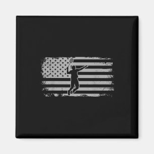 Amerikanischer Flagge Shuttle Badminton Magnet