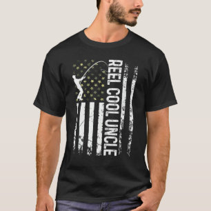 Amerikanischer Flaggen-Cooler Onkel für Daddy Ehem T-Shirt