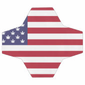 Amerikanischer Flaggen-Fußball Fußball (Flach)
