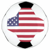 Amerikanischer Flaggen-Fußball Fußball (Vorderseite)