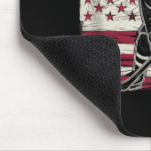 Amerikanischer Flaggen-Hockey Mousepad (Ecke)