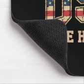 Amerikanischer Flaggen-Hockey Mousepad (Ecke)