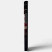 Amerikanischer Flaggen-Schädel Case-Mate iPhone Hülle (Rückseite / Links)