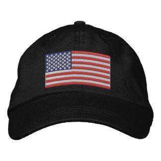 Amerikanischer Flaggenhut Bestickte Baseballkappe