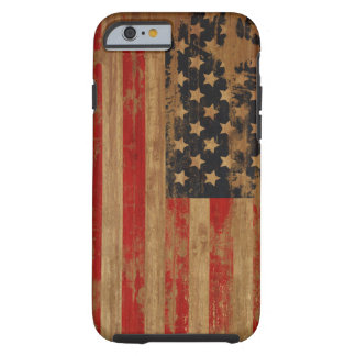 Amerikanischer Flaggenkoffer Tough iPhone 6 Hülle
