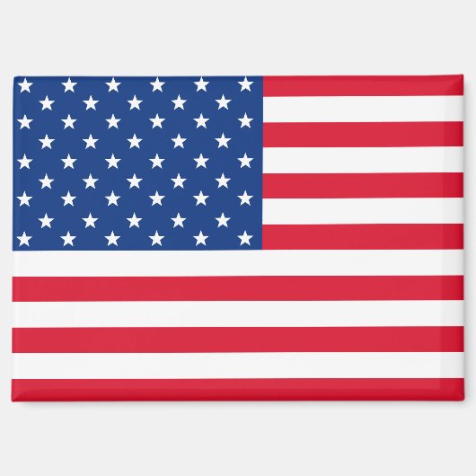 Amerikanischer Flaggenmagnet Magnet (Vorderseite)