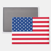 Amerikanischer Flaggenmagnet Magnet (Vorderseite/Rückseite)