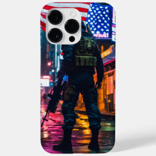 Amerikanischer Flaggensoldat iPhone 14 Pro Max Cas Case-Mate iPhone 14 Pro Max Hülle