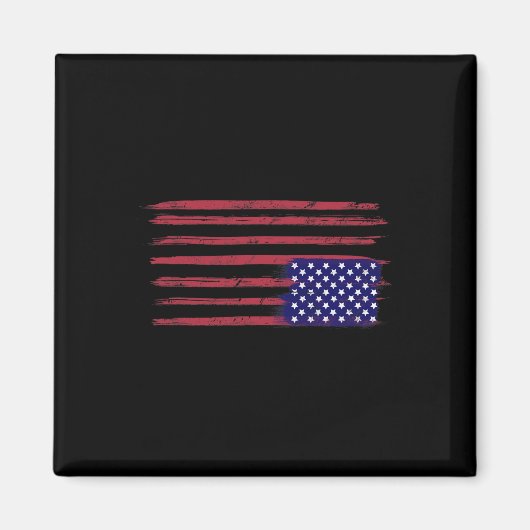 Amerikanischer Flaggenwiderstand Magnet (Vorne)