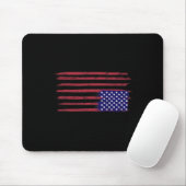 Amerikanischer Flaggenwiderstand Mousepad (Mit Mouse)