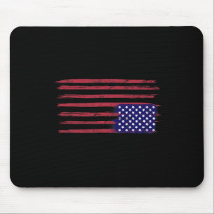 Amerikanischer Flaggenwiderstand Mousepad