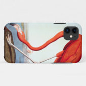 Amerikanischer Flamingo Case-Mate iPhone Hülle (Rückseite (Horizontal))