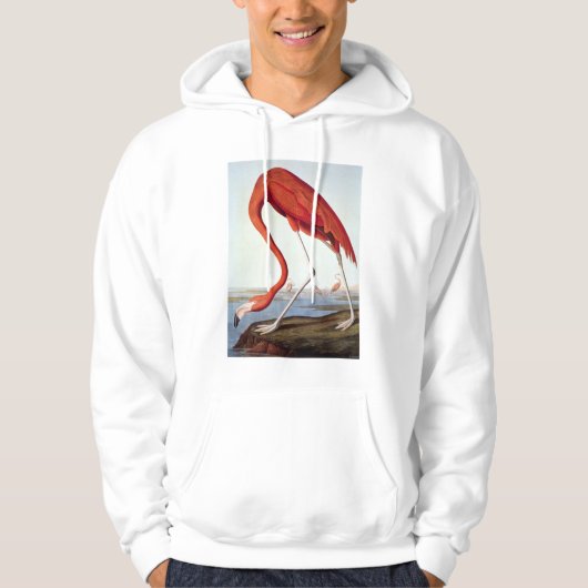 Amerikanischer Flamingo Hoodie (Vorderseite)