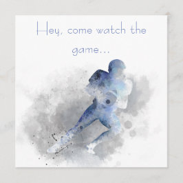 AMERIKANISCHER FOOTBALL-PLAYER 1 EINLADUNG