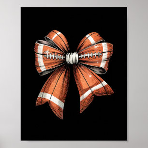 Amerikanischer Football-Spieltag Thanksgiving-Coqu Poster