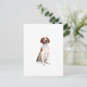 Amerikanischer Foxhound (A) Postkarte (Stehend Vorderseite)