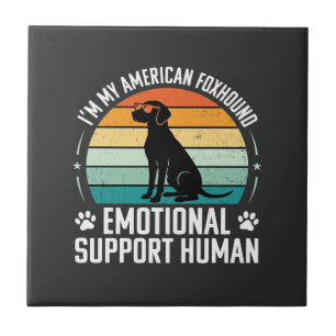Amerikanischer Foxhound Emotionaler Unterstützungs Fliese