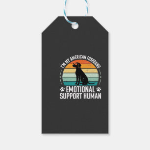 Amerikanischer Foxhound Emotionaler Unterstützungs Geschenkanhänger