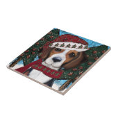 Amerikanischer Foxhound  Fliese (Seite)