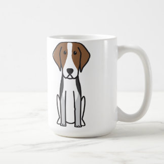 Amerikanischer Foxhound-HundeCartoon Kaffeetasse