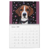 Amerikanischer Foxhound Kalender (Jan 2027)