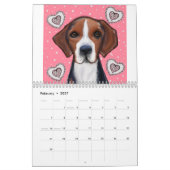Amerikanischer Foxhound Kalender (Feb 2027)
