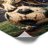 Amerikanischer Foxhound-Match-Day-Geist Poster (Ecke)