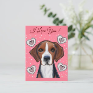 Amerikanischer Foxhound Postkarte
